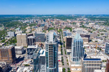 Wall Mural - Austin Aerial Skyline