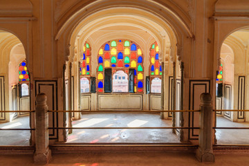 Wall Mural - Interior of Hawa Mahal palace is Palace of Winds in Jaipur. India