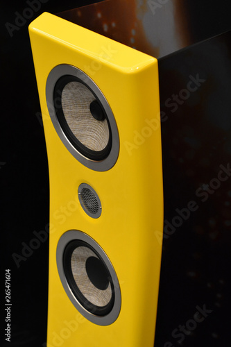 Yelow Modern Hifi Speaker Cabinet For Home Audio Studio Buy