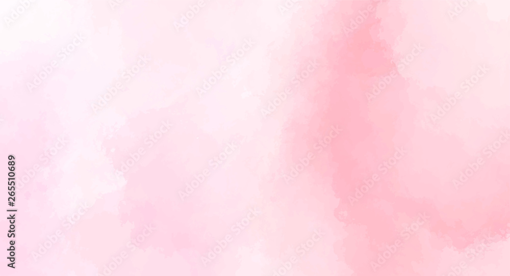Abstract pink watercolor background for your design, watercolor background concept, vector. - obrazy, fototapety, plakaty 