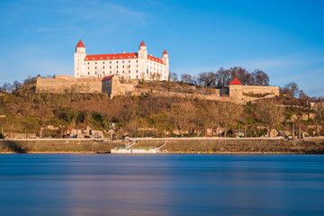 Wall Mural - Bratislava Castle over Danube River, Bratislava, Slovakia