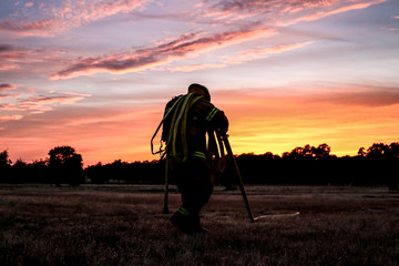 Wall Mural - fire fighter