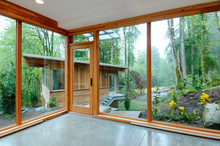 Glass Windows In Modern Home