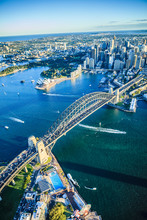 Aerial View Of Sydney Cityscape, Sydney, New South Wales, Australia