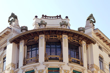 Art Nouveau Building In Vienna, Austria