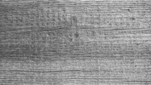 Black White Wood Texture. Wooden Board Background. Monochrome Pattern With Natural Material. Background In Minimalism Style