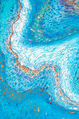 Plakat wzór obraz woda fala