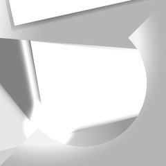 Wall Mural - white geometrical background