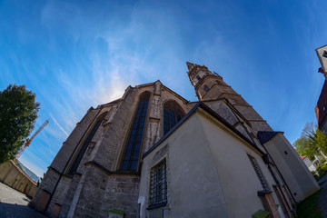 Sticker - Old church in Steyr Upper Austria / Austria