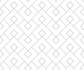 The geometric pattern with lines. Seamless vector background. White and grey texture. Graphic modern pattern. Simple lattice graphic design.