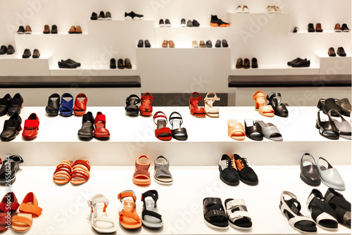 Boutique Shoe Store Showcase Display