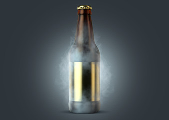 Wall Mural - Beer Bottle With Condensation