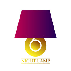 Sticker - lamp logo icon