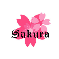 Wall Mural - sakura flower icon