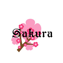 Sticker - sakura flower icon