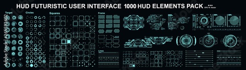 Fotografía HUD elements mega set pack