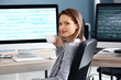 © Pixel-Shot - Portrait of female programmer in office