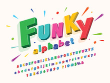 Colorful Stylized Kids Alphabet Design