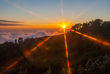 Canvas Print - Doi inthanon mountains, Thailand