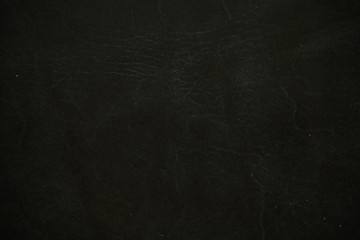 Abstract genuine tanned leather black background