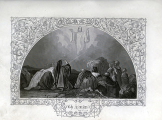 Christian illustration. Old image	