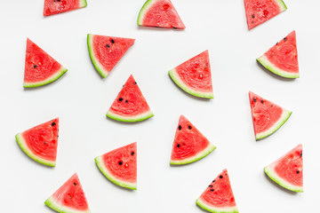 Wall Mural - Fresh watermelon slices pattern