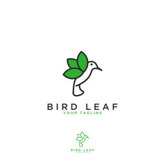 Wall Mural - Logo design icon bird vector template logo, vector 