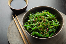 Wakame Salad With Sesame And Chili Pepper