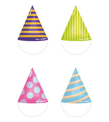 Poster - set of party hats celebration