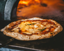 Pizza Margherita In Oven