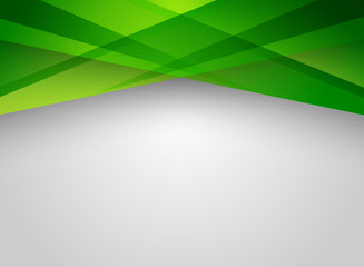 Wall Mural - abstract technology geometric green color shiny motion background. template with header and footers 