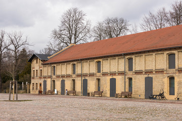 Wall Mural - historic gutshof britz in berlin germany