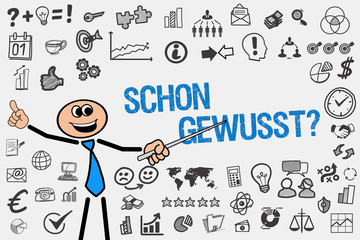 Wall Mural - Schon gewusst?