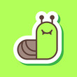 Snail sticker emoji 