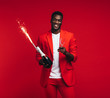 © Jacob Lund - Stylish man celebrating new years eve