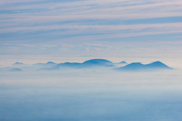 Euganei hills in Italy