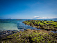 Beautiful Shoreline Scenery Of Fernandina Island, Galapagos, Ecuador
