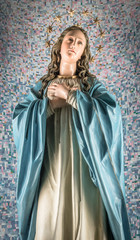 Wall Mural - Statue of Virgin Mary