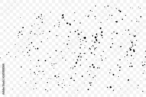 Grainy Grunge Abstract Texture On Transparent Paint Spray Drop Black Ink Blow Explosion On Background Splatter Of Calligraphy Ink In Black Vector Buy This Stock Vector And Explore Similar Vectors At