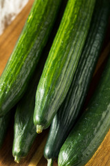 Sticker - Raw Green Organic English Cucumbers