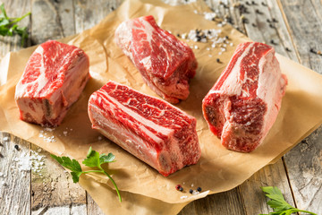 Raw Organic Beef Short Ribs