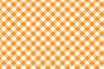 Wall Mural - orange gingham pattern. texture from rhombus/squares for - plaid, tablecloths, clothes, shirts, dres