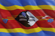© PixlMakr - Eswatini flag in the wind