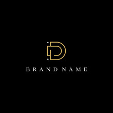 D Initial Luxury Vector Logo Design