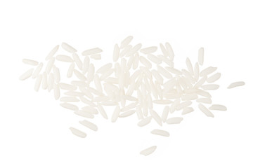 Wall Mural - Rice isolated on white background top view photo object design