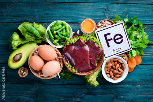 Fotografía Food containing natural iron