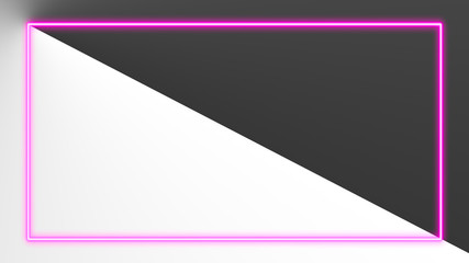 Wall Mural - pink neon lights with lots of copy space for text or product display. modern abstract background.