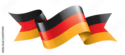 Fotografía Germany flag, vector illustration on a white background