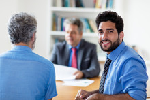Turkish Hipster Businessman At Business Meeting