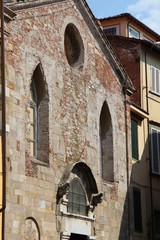 Wall Mural - Ancient walls of houses in the city of Lucca